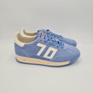 Back70 sneaker Jogger suede Azzurro