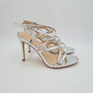 Cristin sandalo argento tacco 9cm