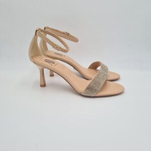 Albano Vanity sandalo Nude con strass