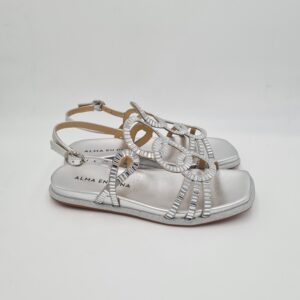 Alma en Pensa sandalo Silver con pietre specchio