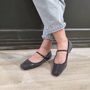 Cristin ballerina Diva strass fumé