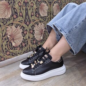 Meliné sneaker pelle nera