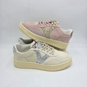 Victoria sneaker Seul camoscio e glitter