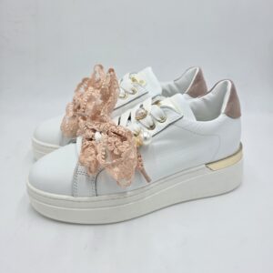 Meliné sneaker Deva pizzo rosa