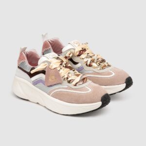 Prima Base sneaker con laccio foulard