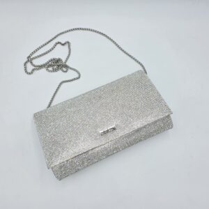 Pochette strass Argento