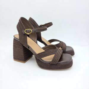 Exé sandalo con plateau Brown