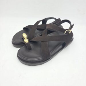 SANDALO INFRAPOLLICE SUEDE BROWN