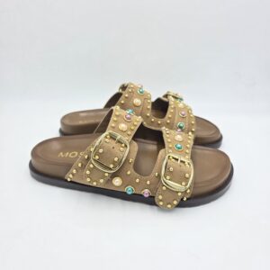 Mosaic ciabatta suede Taupe