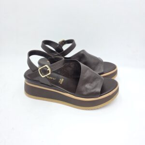 SHADDY SANDALO FASCIA  ALTA  MARRONE