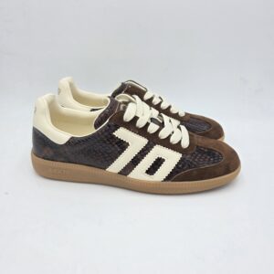 Back70 sneaker Cloud Marrone con inserti pitone