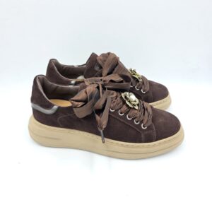 Melinè sneaker Diva suede Cioccolato