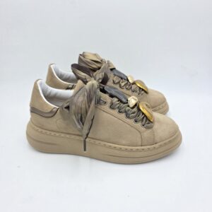 Melinè sneaker Diva suede Taupe