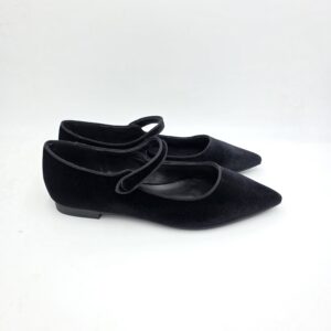 Cristin ballerina Lea velluto Nero