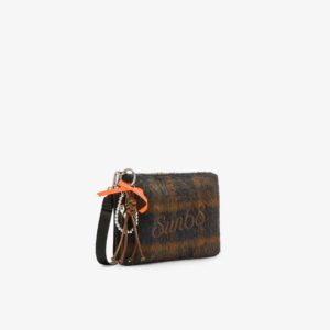 Sun68 pochette con tracolla Cali misto lana Navy Blue