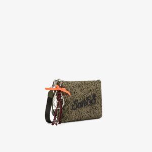Sun68 pochette con tracolla Cali misto lana Militare